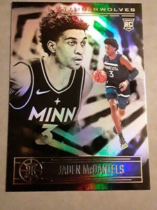 2020-21 Panini Illusions Jaden McDaniels Base Rookie Card RC #173 Timberwolves