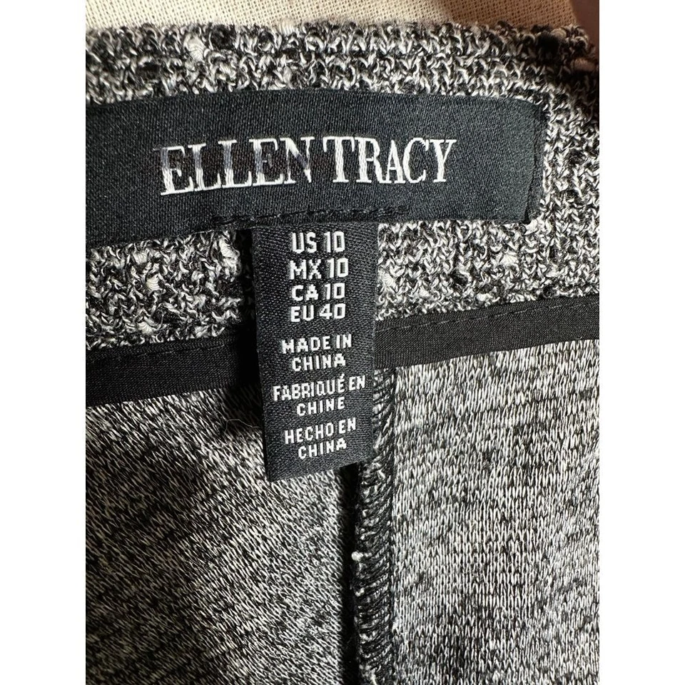 Falda acampanada gris para mujer Ellen Tracy talla 10 Foto 3 de 4