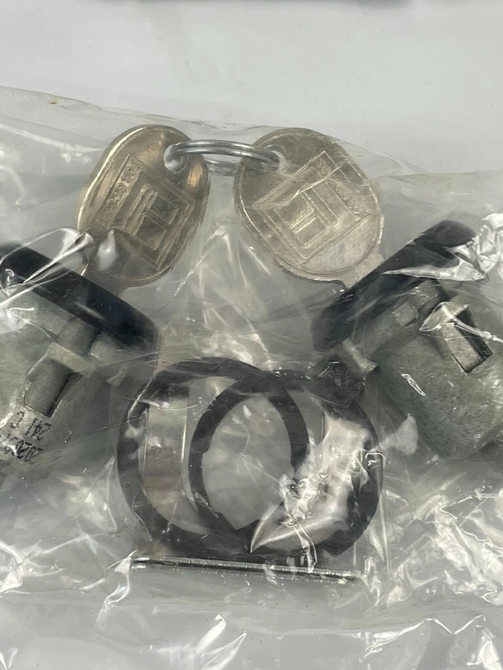 Juego de cerraduras de puerta codificadas BWD DLK4 - bisel negro Foto 3 de 4