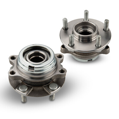 2 Front Wheel Bearing Hub Assembly For Nissan 2009-2017 Murano / 2011 Quest
