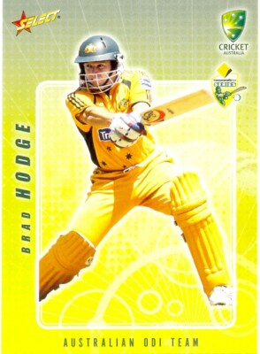 2008-09 Cricket Australia Collector Cards ODI team player # 26 Brad Hodge