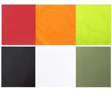27"x27" 100% Cotton Solid Color Bandanas Face & Headwraps Headbands