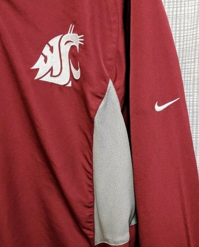 Mike Leach Washington State Cougars NIKE Sideline Jacket Large Football Jersey🏈 - Picture 5 of 9