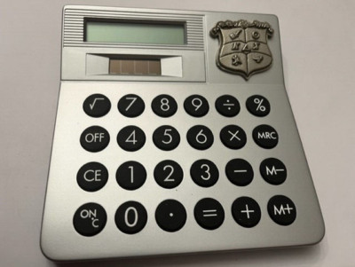 Kappa Delta Chi Order Crest Solar Powered Calculator, Retro Hard to Find