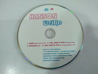Hanson Weird 4 Tracks - Single CD