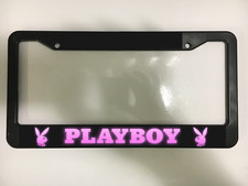Playboy Girl Women Pink Bunny Sexy Woman Play Boy Black License Plate Frame New Playboy Girl Women Pink Bunny Sexy Woman Play Boy Black License Plate Frame New
