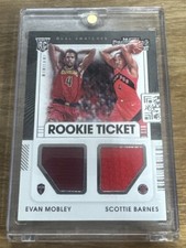 2022 Contenders Rookie Ticket Dual Patch Evan Mobley Scottie Barnes RT2-MBA