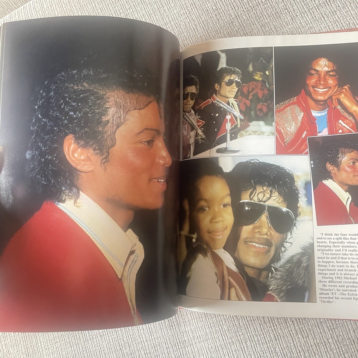 Michael Jackson 1984 First English Edition 1984 Book With 91