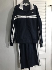 Vintage Nike Black Track Suit Size Youth L