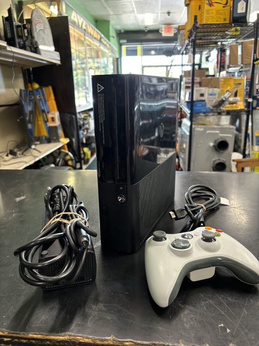 Microsoft Xbox 360 E 120GB 1538 Controller Cords TESTED