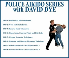 POLICE AIKIDO Instructional Series (8) DVD Set elbow wrist finger locks