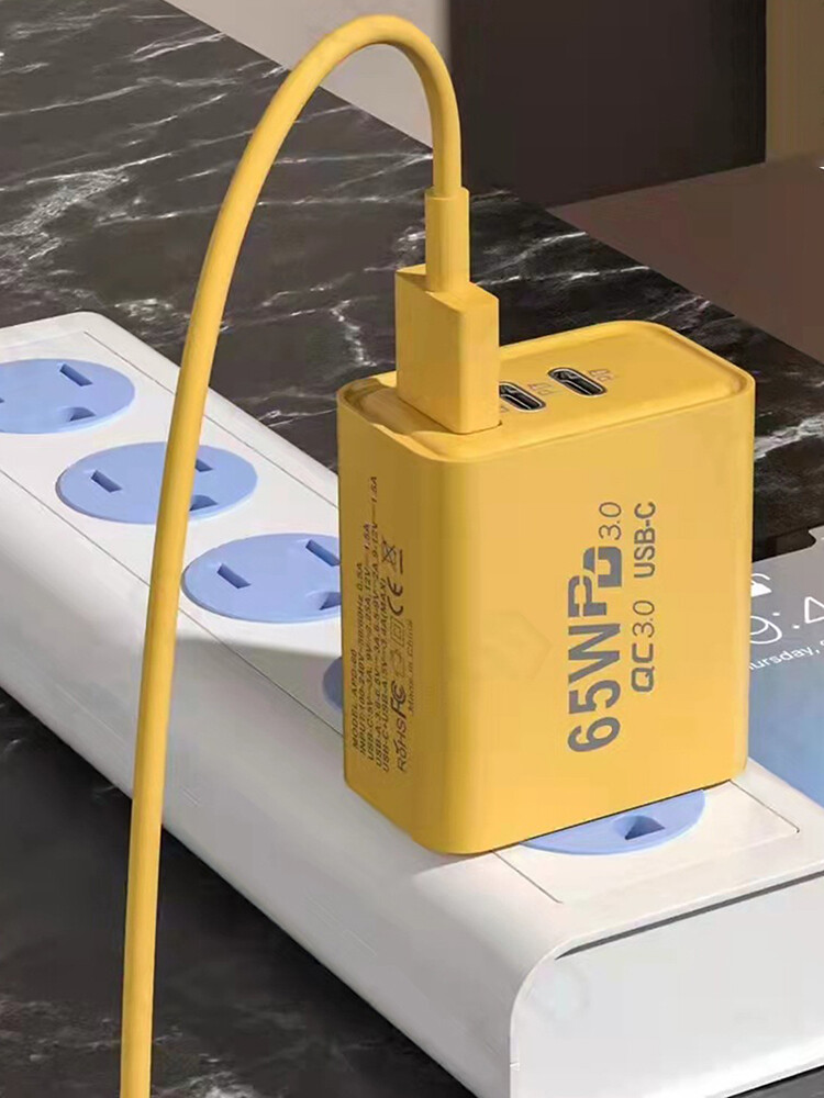 USB Power Adapter 65W MultiPort Charging Phone Station With 3 Ports eBay