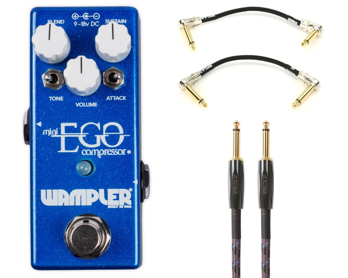 New Wampler Mini Ego Compressor Guitar Effects Pedal
