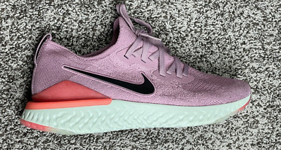 Nike Epic React Flyknit  Womens Sz 12us  Mens Sz 10.5  New  BQ8927 500