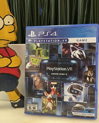 PlayStation VR Demo Disc 3 PS4 PlayStation 4 - Complete CIB