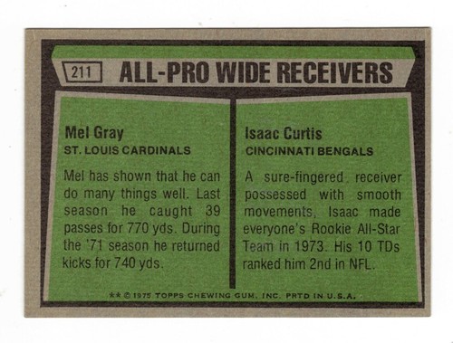 1975 Topps Football #158-323 YOUR CHOICE $1.09 Flat Ship UPDATED 5/31/24 - Picture 167 of 501