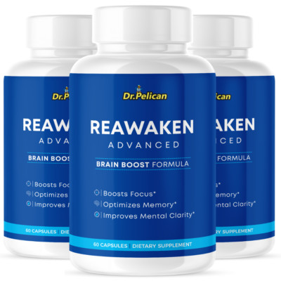 ReAwaken Advanced-Brain Support- 3 Bottles- 180 Capsules
