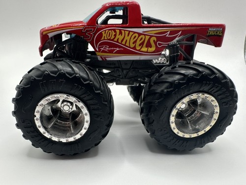 Hot Wheels Monster Trucks No. 3 Hot Wheels Racing 1:64 Red - Picture 3 of 9