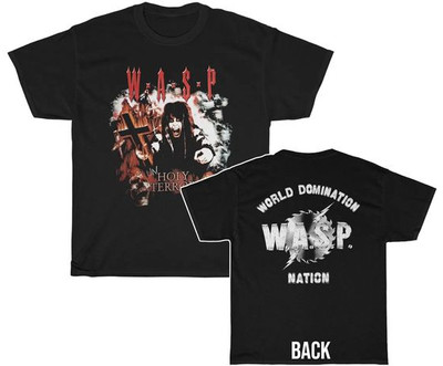 Wasp Unholy Terror World Domination Wasp Nation Shirt