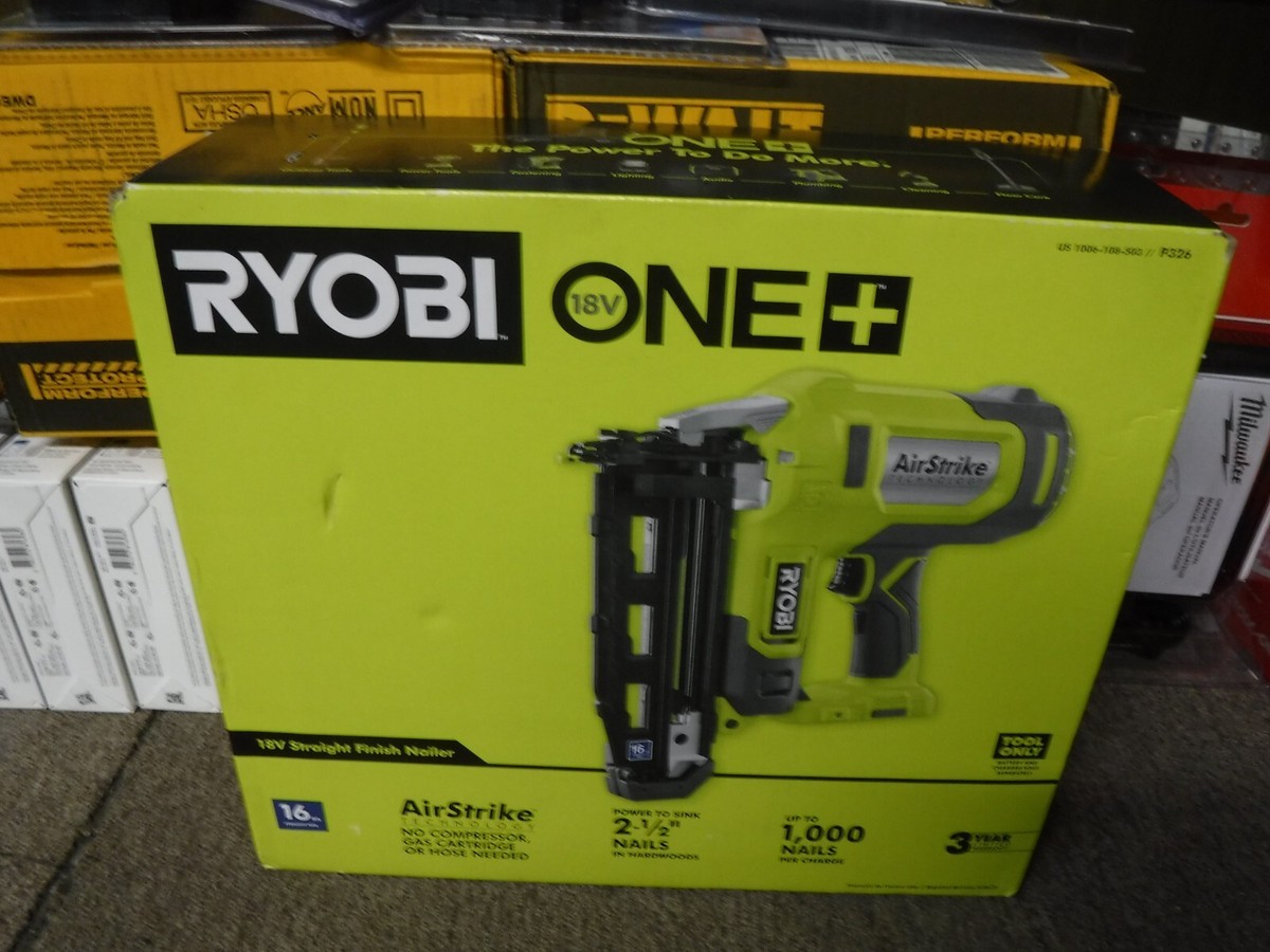 16 Gauge Ryobi Pin Nailer Home Depot RYOBI P318 ONE+ 18V Cordless