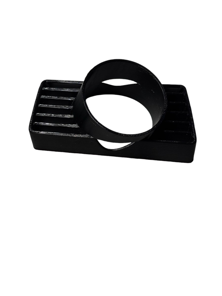 Supporto Calibro Cruscotto Auto - Per Manometri 52mm, Nero, Con Nastro Biadesivo - Foto 9