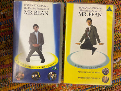 Rowan Atkinson in  The Perilous Pursuits Of Mr. Bean & Exciting Escapades VHS