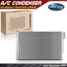 AC Condenser w/ Receiver Drier w/o Bracket for Chevrolet Malibu Buick LaCrosse