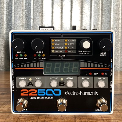 Electro-Harmonix EHX 22500 Dual Stereo Looper Guitar & Bass Effect Pedal Demo