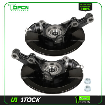 2X Wheel Bearing Hub Steering Knuckle Front For 2003 2004-05 Honda Civic L4 1.7L