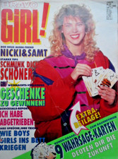 BRAVO GIRL 26 - 7.12. 1988 B Scorpions Bela B Rick Astley Jacko Karten Poster