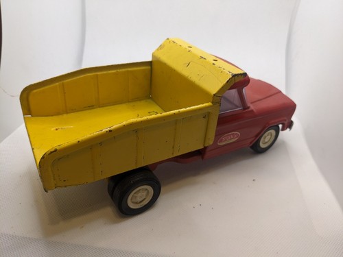 Vintage 1960s Tonka Jeep Wagoneer Pressed Steel Truck & Yellow - Picture 11 of 11