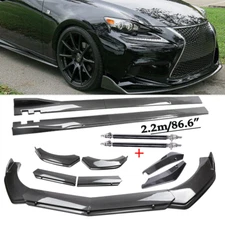For Lexus IS250 Side Skirt Carbon Fiber Front Bumper Rear Lip Spoiler Body Kits