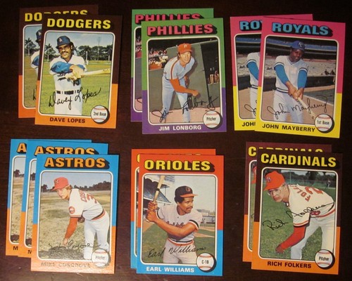1975 Topps Baseball- Pick Choose Finish Your Set - (#1- 249) -NM, NM/MT - Picture 88 of 233