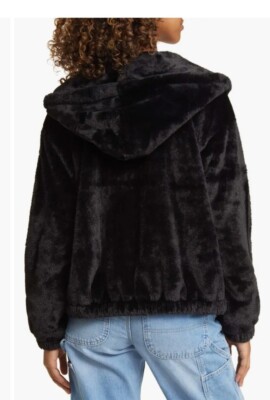 Thread & Supply Faux Fur Hoodie Jacket | eBay