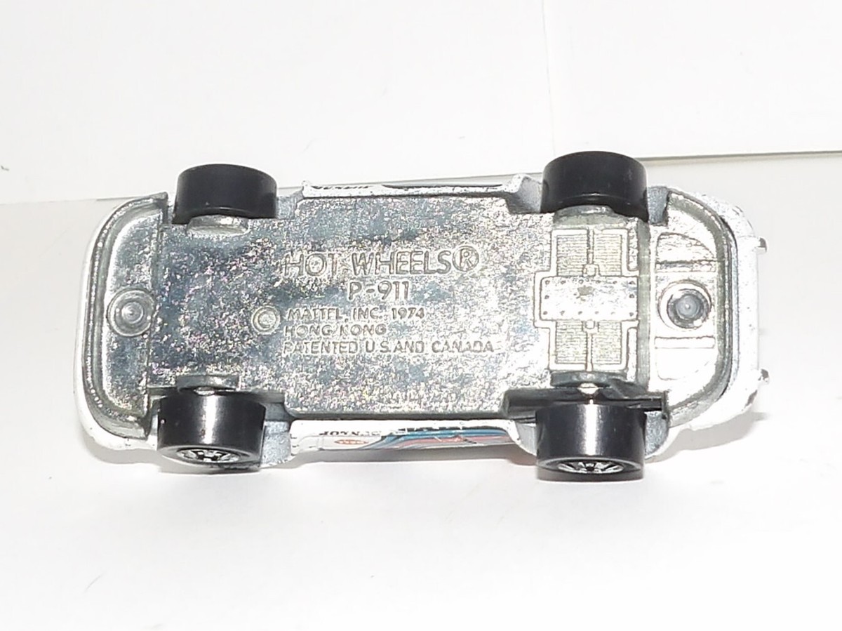 Vintage Hot Wheels 1974 - PORSCHE P-911 Turbo #6 Shell White Hong
