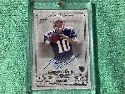 2014 TOPPS MUSEUM COLLECTION FOOTBALL. RC AUTO JIMMY GAROPPOLO RC 54/75