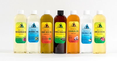 CARRIER OIL COLD PRESSED NATURAL 100% PURE ORGANIC by H&B Oils Center 36 OZ
