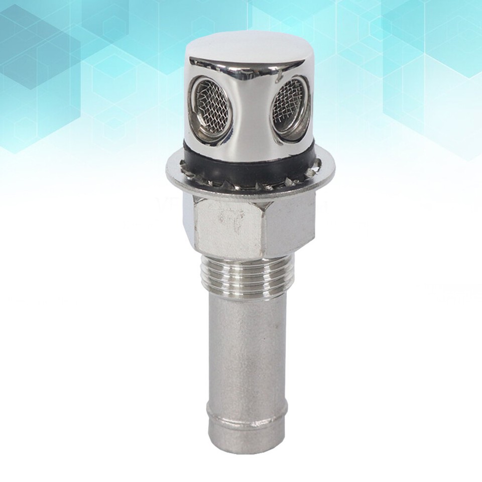 Flush Mount Fuel Vent Marine Boat Gas Tank Hose Cap Stainless Steel eBay