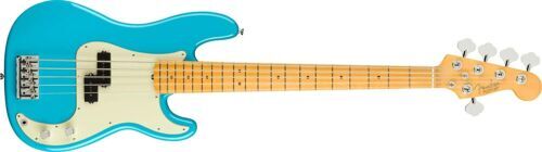 Electric Bass Guitar Swing Jazz Deluxe 5 5 Strings Aqua Burst with