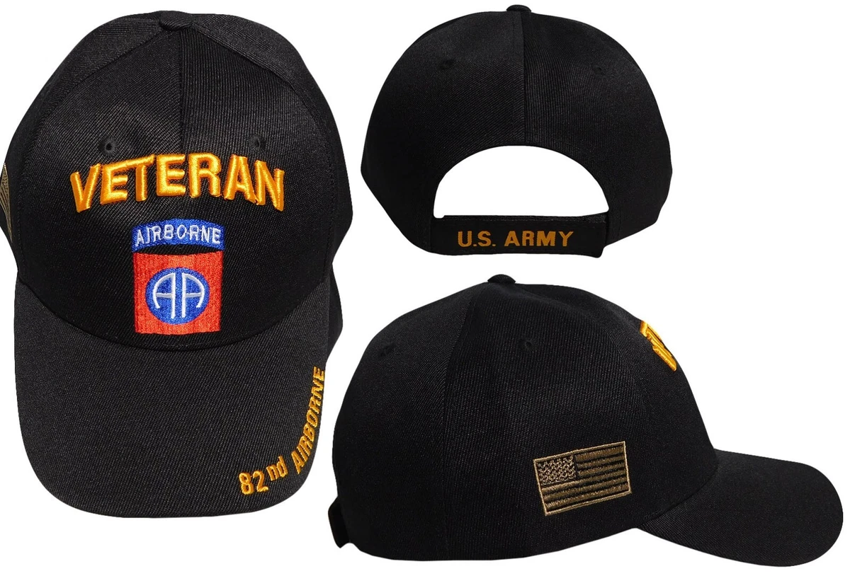 Berretto 82nd Airborne US Army &ndash; Baseball Cap Con Jump Wings, Mimetico