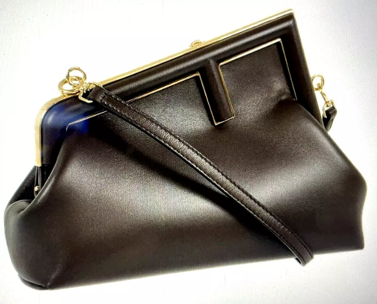 FENDI: First bag in nappa leather - Beige