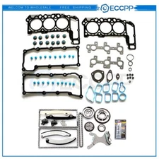 Timing Chain Kit W/ Head Gasket Set Fits 02-03 Dodge Ram 1500 Jeep Liberty 3.7L
