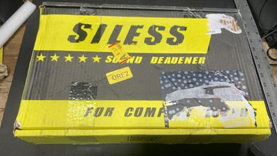 Siless Black 80 mil 2mm 36 sqft, Car Sound Deadening mat b36 never used 35 pz