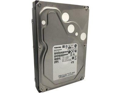 Toshiba MG04ACA-N Series 4TB HDD, SATA 3, 3.5” Internal Hard