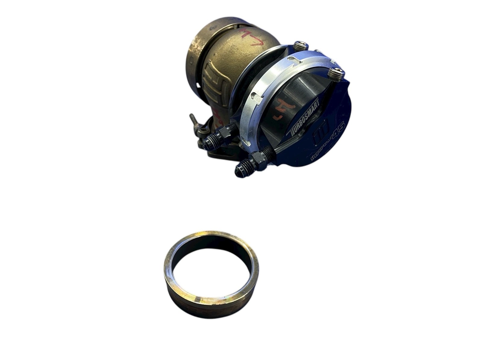 LAMBORGHINI HURACAN AWD 5.2L LEFT SIDE ENGINE MOTOR TURBO CHARGER WASTEGATE
