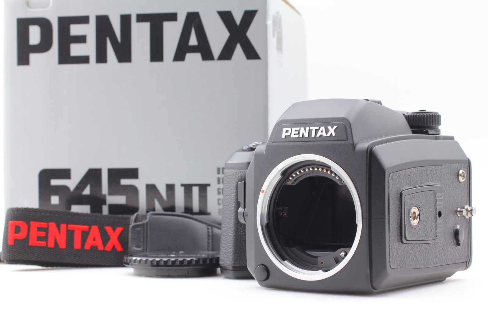 "TOP MINT w/ Box" Pentax 645NII N II Film Camera 120 film Back From JAPAN