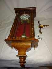 Antike Wanduhr  - Regulator   optisch Top 72 cm  ungeprüft