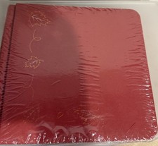New Creative Memories Scrapbooking Album 7 x 7 Album Fall Leaves Rust With Pages