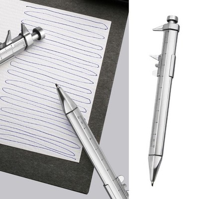Measuring Ruler Ballpoint Pen and Vernier Caliper Pen 1.0mm Point Ballpoint Pen