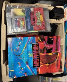 Nintendo Virtual Boy Console -OG- In Box W/ AC Adapter Accessory & Mario Tennis